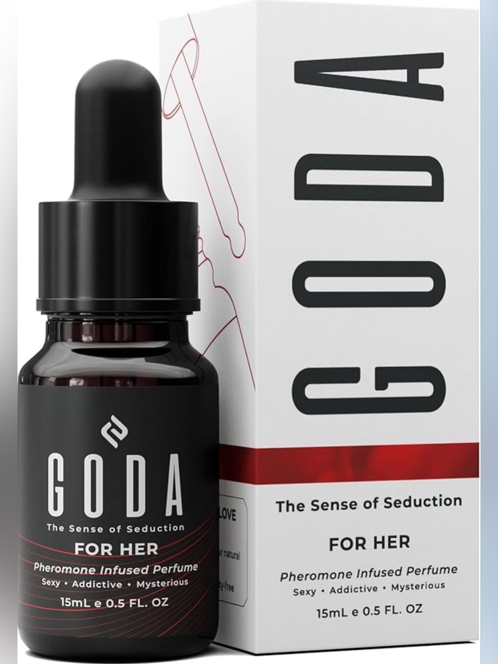 GODA ‘For Her’ Pheromone-Infused Fragrance Oil — ALCOHOL FREE
